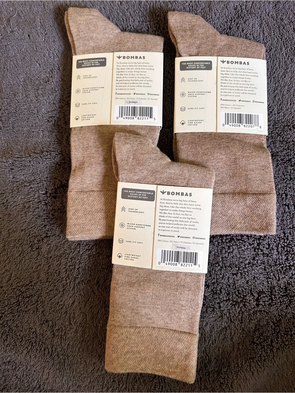 Bombas three pairs